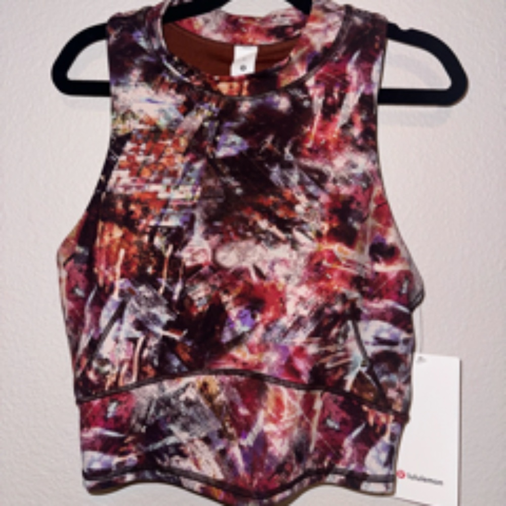 Lululemon Everlux Mesh Cropped Tank Top (NEW WITH TAGS) size 6